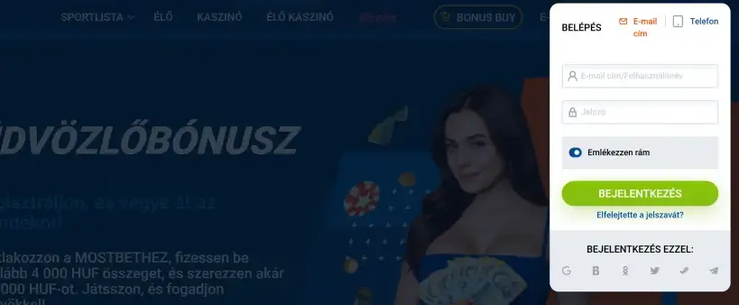 Bejelentkezés