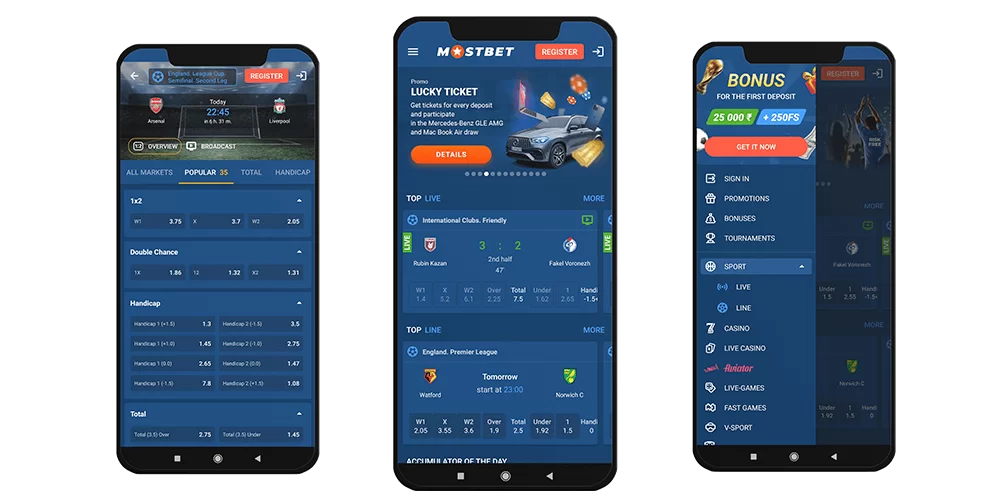 About the Mostbet application