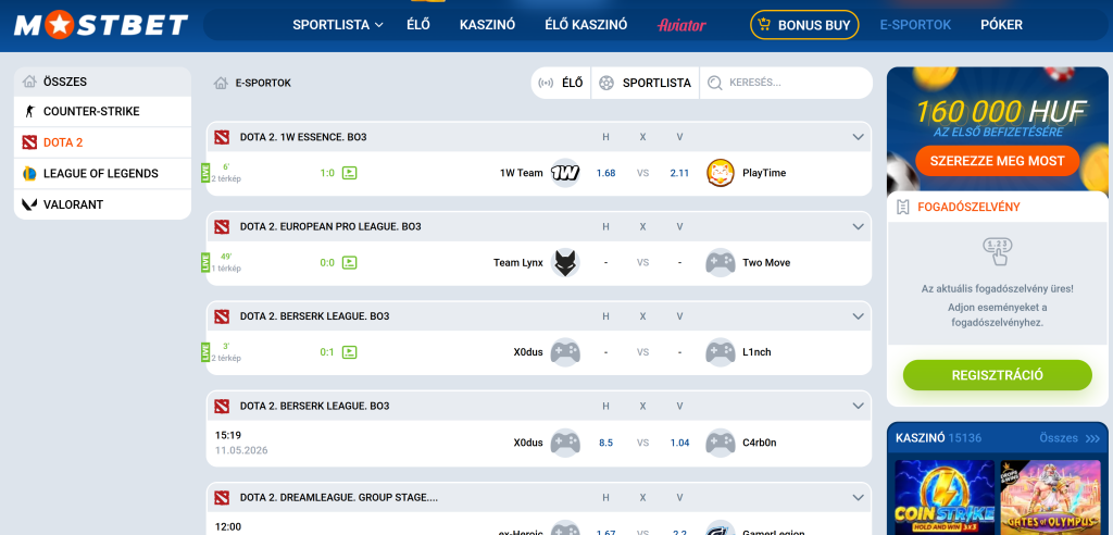 E-sport fogadás