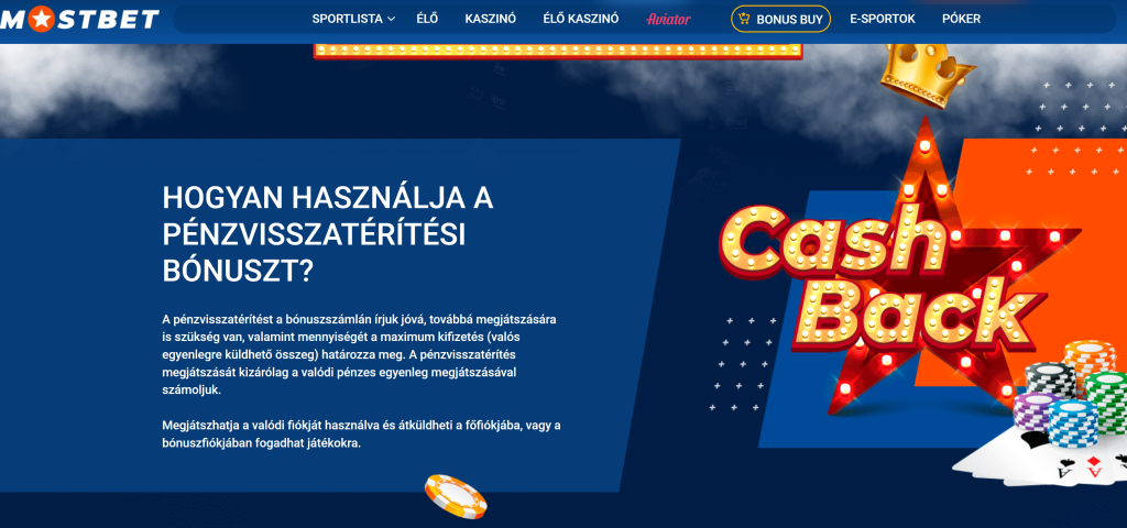 Cashback és promóciók
